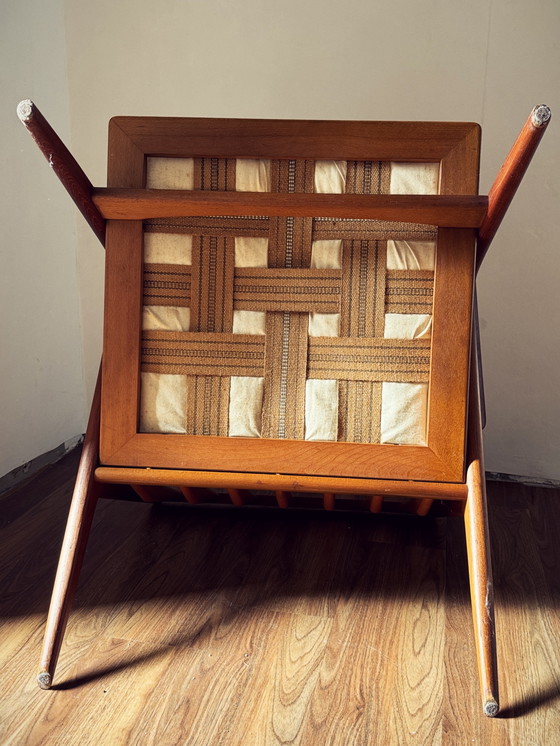 Image 1 of Seltenes und ikonisches Ensemble von Poul Jensen für Selig: Zwei Loungesessel und ein Schlafsofa aus der „Z Chair“-Kollektion