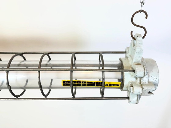 Image 1 of Lampada a sospensione industriale grigia di Elektrosvit, anni '80