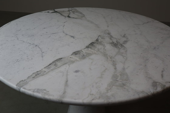 Image 1 of Angelo Mangiarotti ‘M1’ Dining Table in Solid Carrara Marble