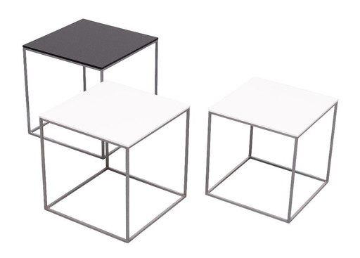 Nesting Tables model PK-71 designed by Poul Kjærholm. by E. Kold Christensen