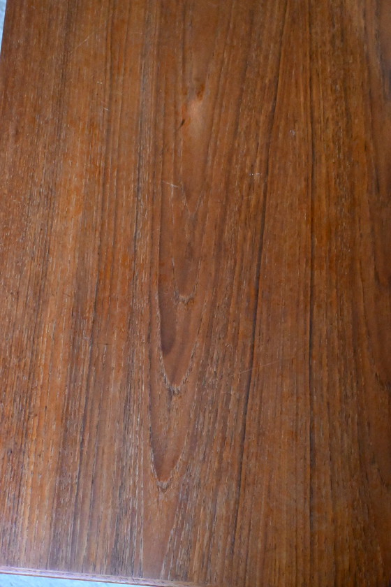Image 1 of Deens Design Salontafel met Tegeltableau Knud L Nielsen 60’s
