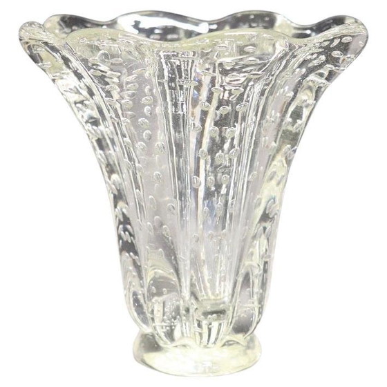 Vaso in vetro di Murano italiano di metà secolo, Barovier&Toso, 1940 – Vasi, Crystal, Murano Glass (photo 2 of 28)