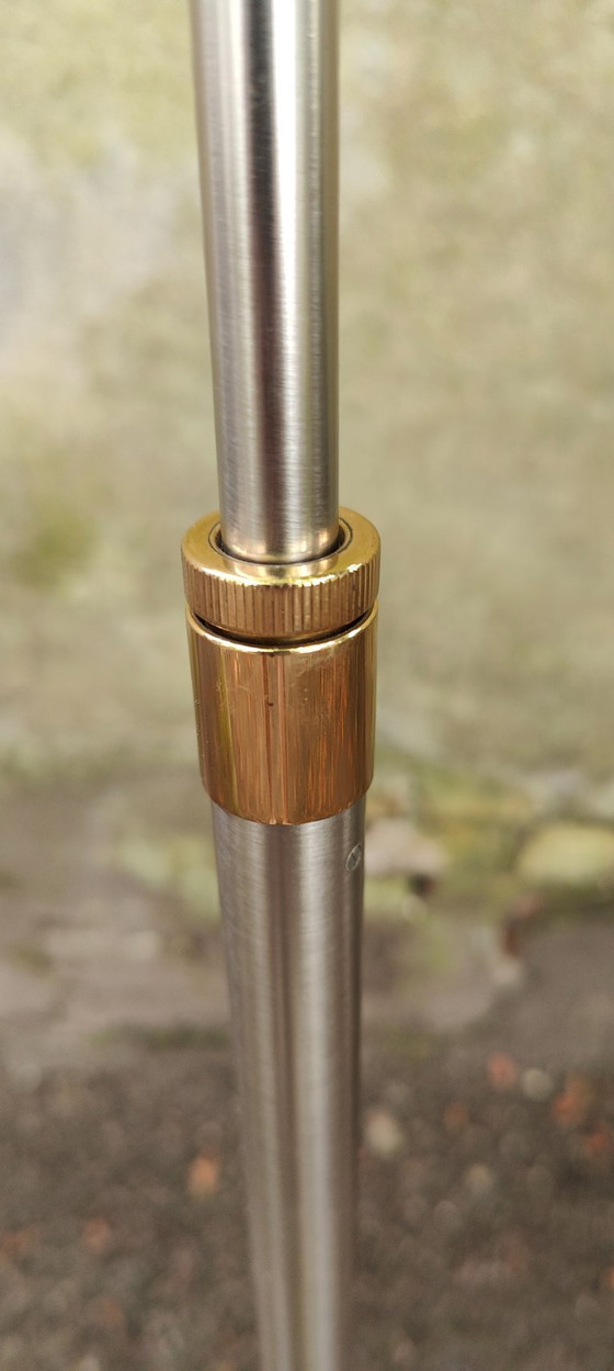 Image 1 of Tweekleurige verstelbare vloerlamp van Holtkoetter uit de jaren 80