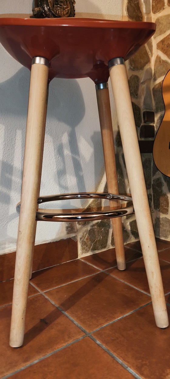 Tabouret de bar scandinave sur mesure, modèle « Gilda » – Tabourets de bar, Metal, Plastic (photo 3 of 6)