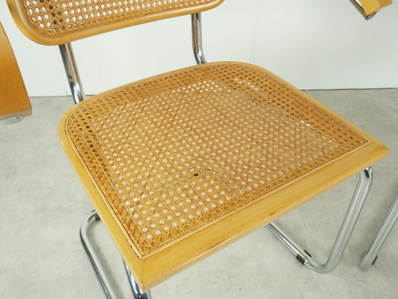 Image 1 of 2 eetkamerstoelen in Marcel Breuer stijl, vintage design B64 Cesca