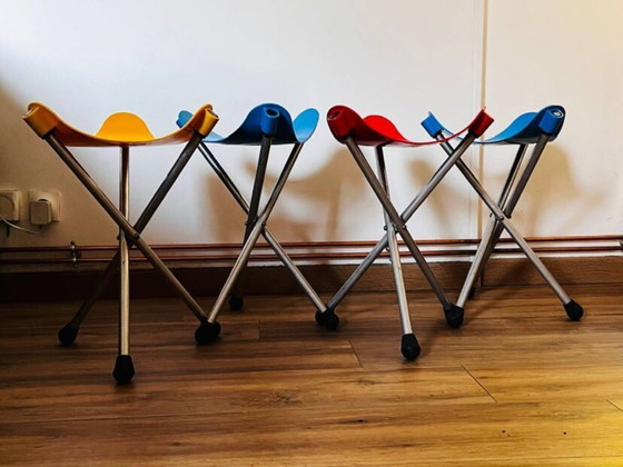 Image 1 of Ensemble de 4 tabourets LALLEMAND