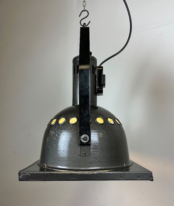 Image 1 of Projecteur de théâtre gris vintage d'Elektrosvit, années 1970