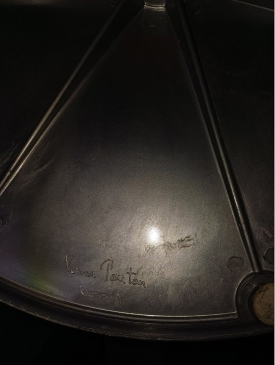 Image 1 of table zanotta elica and chairs verpan system 1 2 3