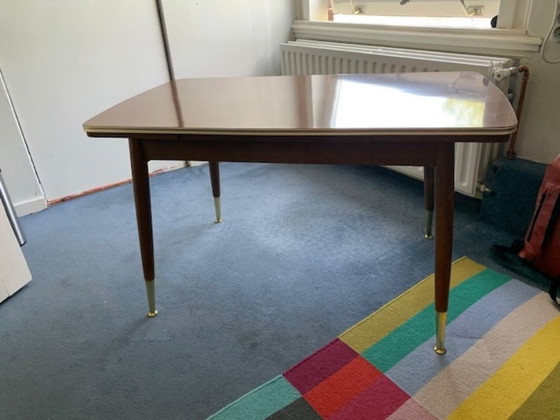 Image 1 of Fifties Rockabilly height-adjustable dining table