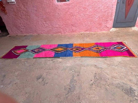 Handgefertigter Läufer 350cm x 70cm – Teppiche & Läufer, Wool (photo 2 of 10)