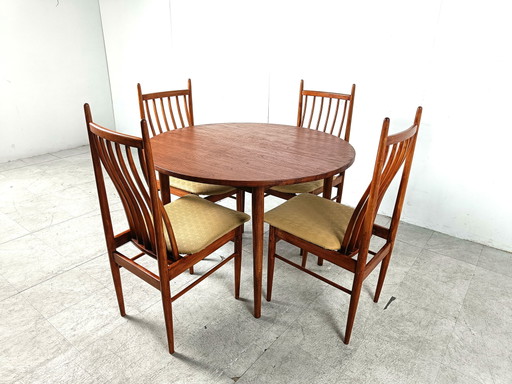 Mid century eetset, Denemarken jaren 1960