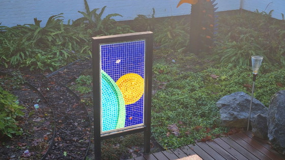 Image 1 of art mosaic solar system