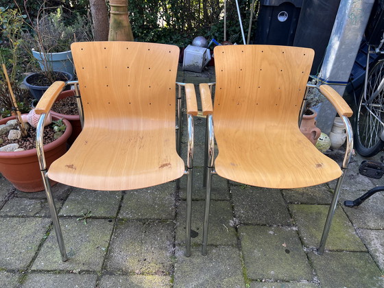 Image 1 of 2 stoelen thonet vintage dauphin 