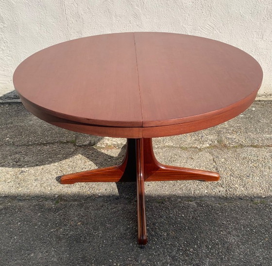 Image 1 of Vintage mahoniehouten uitschuifbare tafel