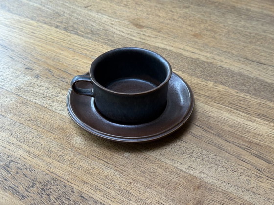 Image 1 of 65-piece Arabia Ruska Vintage Tableware Set by Ulla Procopé – Scandinavian Mid-Century Design