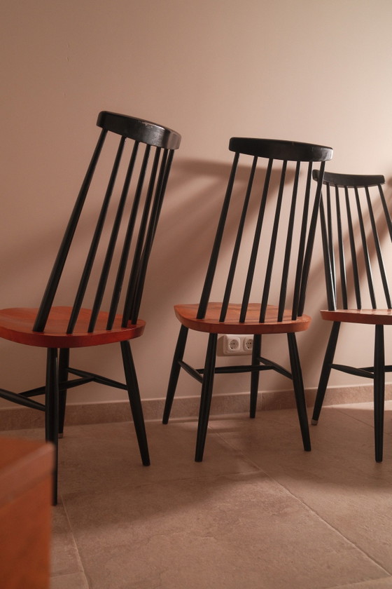 Fanett Pastoe Set van 4 – Eetkamerstoelen, Hout (photo 3 of 9)