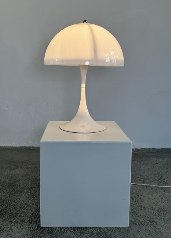Image 1 of LARGE MODEL PANTHELLA ‘MUSHROOM’ TABLE LAMP BY VERNER PANTON FOR LOUIS POULSEN, DENMARK, 1971