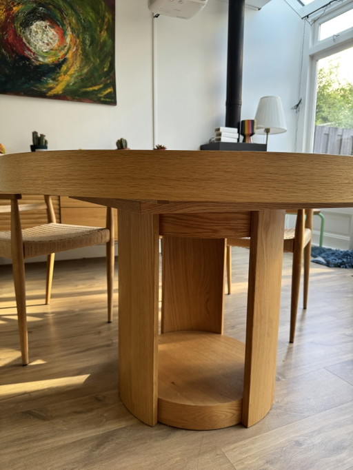 Tavolo da pranzo rotondo allungabile in rovere "Artis" di Kave Home — 120–170 x 80 cm – eettafels, Wood (photo 2 of 15)