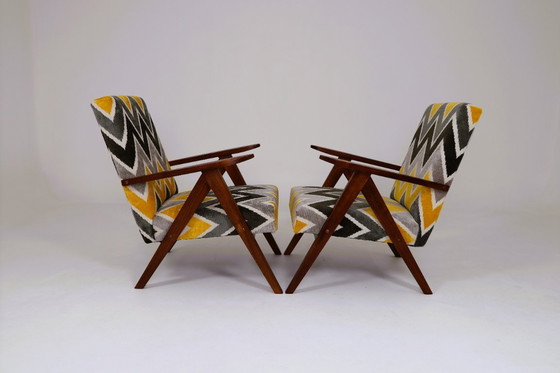 Image 1 of Fauteuil scandinave style ethnique Lima Fauteuil de salon moderne du milieu du siècle Lima