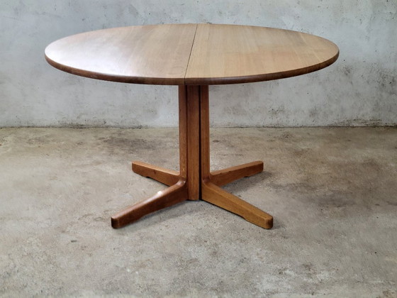 Image 1 of RY Møbler RY35 extendable dining table in solid oak, 1979