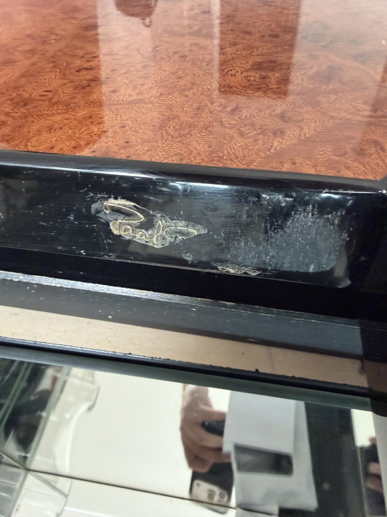 Elm Burl Bar Table by Roche Bobois and Paul Michel – Coffee tables, Glass, Plexiglass (photo 5 of 8)