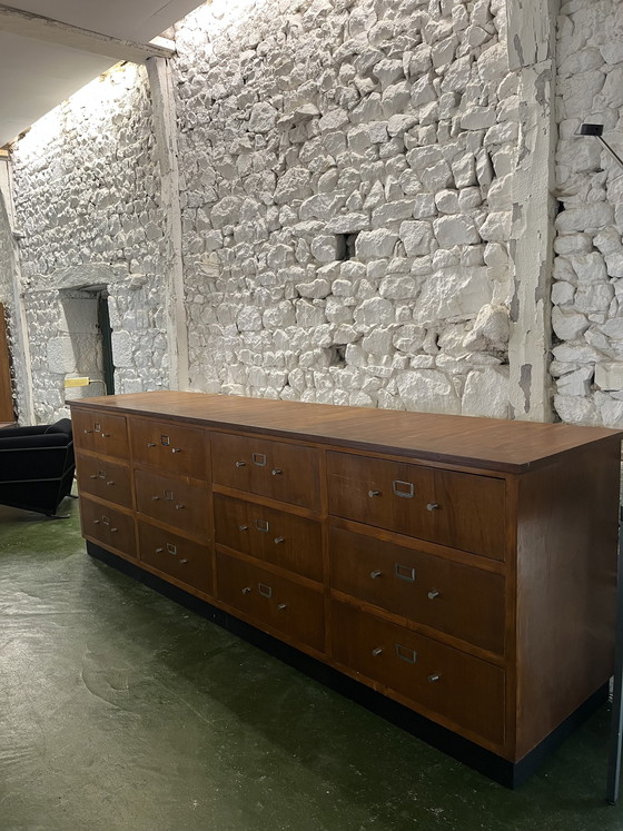 Image 1 of Large workshop cabinet with drawers