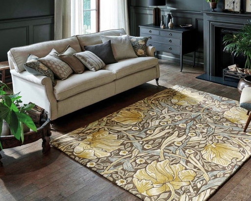 Brink and Campman carpet Morris & Co Pimpernel Bullrush 