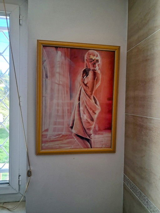 Wall decoration - Baigneuse
