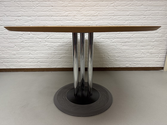 Image 1 of Leolux Trias Tafel 120 cm Kersenhout