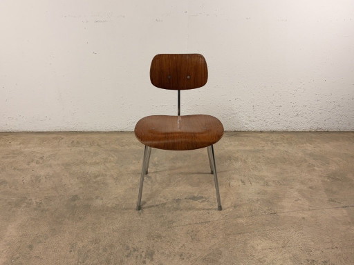 Mid-Century Modern Model SE 68 eetkamerstoel van Egon Eiermann voor Wilde + Spieth, jaren 1950.