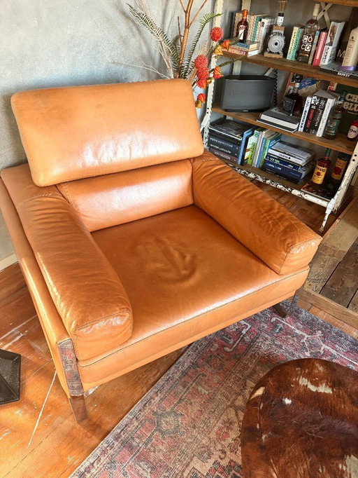 Sillón de cuero de Calia Italia