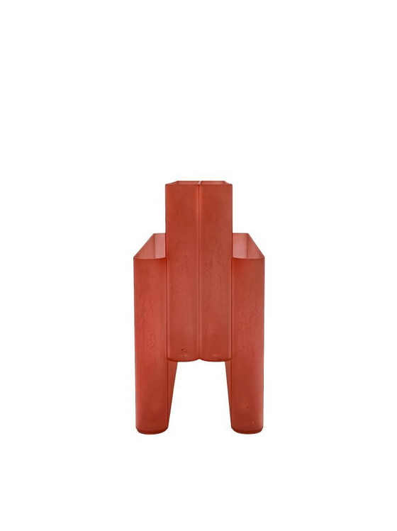 Image 1 of Portariviste in plastica rosa dell'era spaziale, Giotto Stoppino, Kartell anni '70