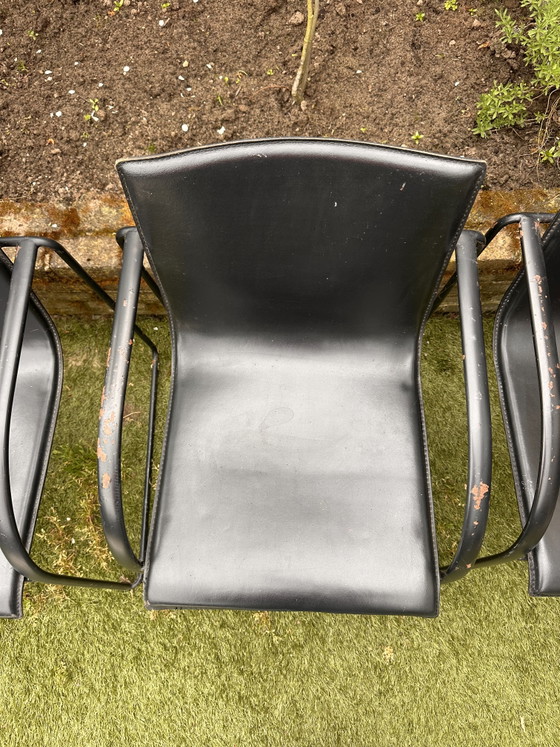 Schwarze Designerstühle – Esszimmerstühle, Leather (photo 11 of 15)