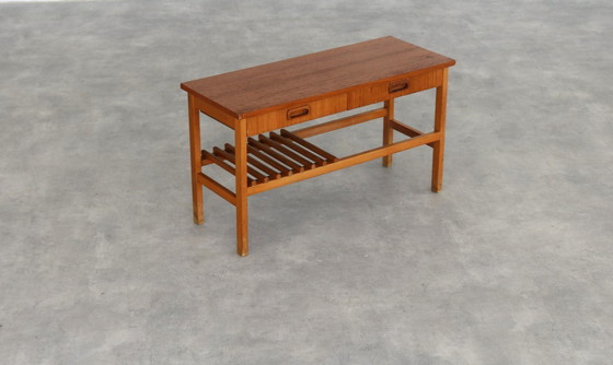 Image 1 of vintage side table | small chest of drawers | 1960s | Swedish