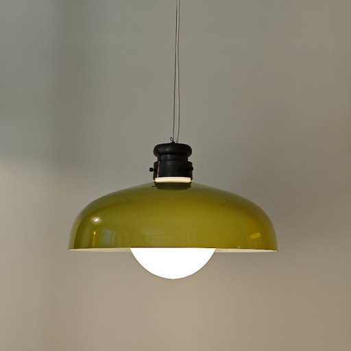 Lampe à suspension vintage Alessandro Pianon, Vetreria Vistosi Murano
