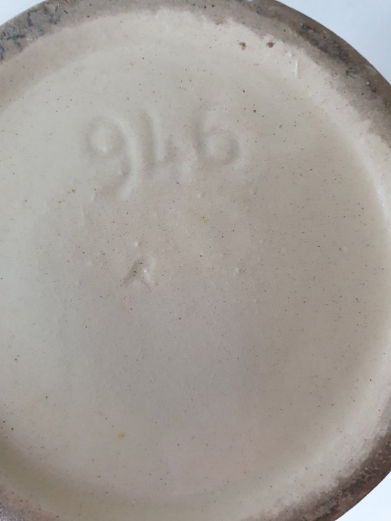 Image 1 of Set of 2 vases with hand-painted floral design