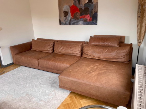 Image 1 of Canapé vintage en cuir Poliform design