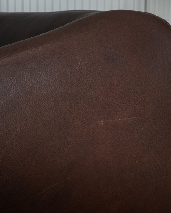 Image 1 of Canapé deux places vintage DS-47 de De Sede, canapé en cuir à encolure épaisse, assise extensible, années 1970