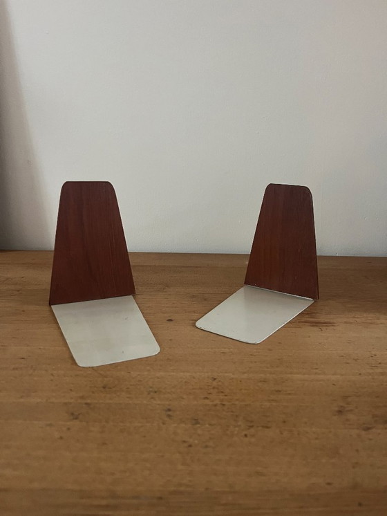 Image 1 of Set di 2 fermalibri Kai Kristiansen - legno di teak