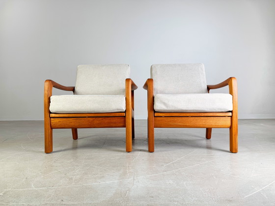 Image 1 of Set di 2 poltrone Mid-Century Juul Kristensen Teak Vintage Danish