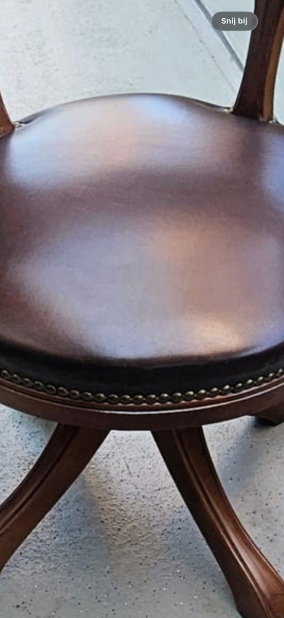 Image 1 of Chesterfield captains chair 
