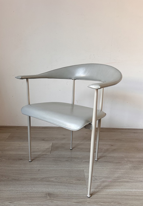 Image 1 of 4x Fasem P40 design eetkamerstoelen 