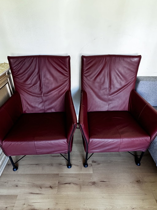 2x Montis Charly armchairs