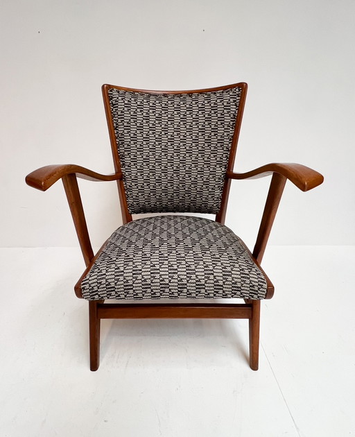 Reupholstered Vintage Armchair, 1960'S