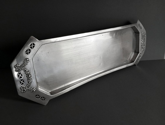 Image 1 of Argentor secessionist/jugendstil silver-plated tray cca 1905 Vienna