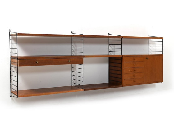 Image 1 of Shelf System by Kajsa & Nils Nisse Strinning for String AB 1950s