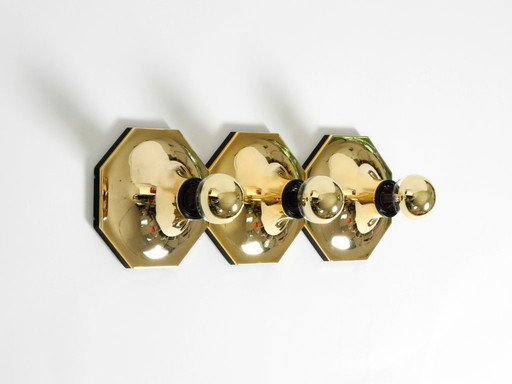 Conjunto de tres preciosas lámparas de pared o techo de los años 70 diseñadas por Motoko Ishii para Staff Leuchten.