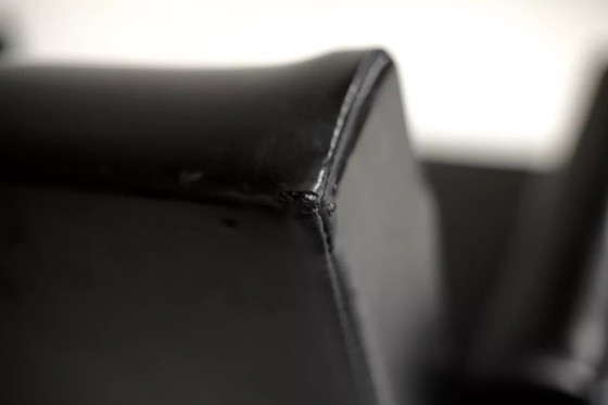 Image 1 of 2x Armchairs with stainless steel legs