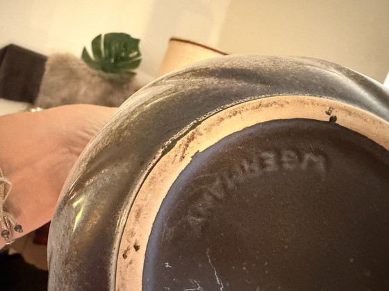 Vaso West Germany Mid Century, Oggetti decorativi, Ceramica, Marrone (foto 6 di 6)