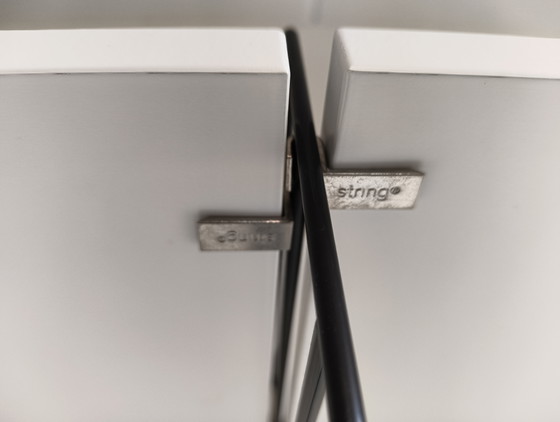 String Wandregal – Metal, Wood (photo 4 of 5)